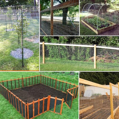 Gartist 1/2 in 48"x100' Hardware Cloth – Hot-Dip Galvanized After Welding, 19GA Chicken Wire Fencing Roll for Snake, Raccoon & Fox Prevention - size: 19G 1/2 48"x100'
