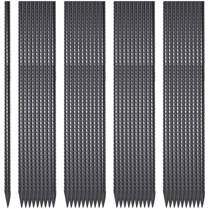 Rebar Stakes 24 Inch 1/2 Inch Dia Straight Metal Spikes for Ground 40 Pack - size: 24"-Φ1/2"-40pcs