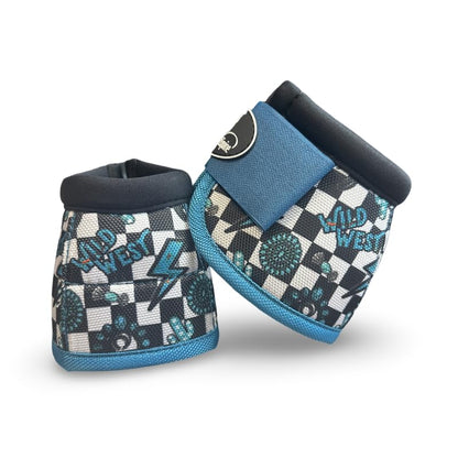 Bell Boots: Turquoise Glass