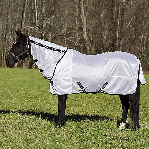 TuffRider Comfy Mesh Combo Neck Fly Sheet 75 Blue - color: Blue, size: 75 in