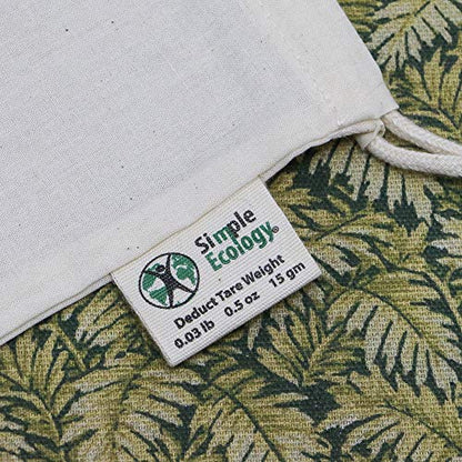 Simple Ecology Reusable Grocery Produce Shopping and Storage Bags, Organic Cotton Muslin, XSmall 3 pack - size: XSmall (6"x9") - 3 Pack