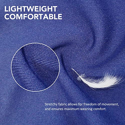 Harrison Howard Super Comfort Stretchy Fly Mask Large Eye Space with UV Protection Soft on Skin with Breathability Navy Blue Cob (Medium) - color: Navy Blue, size: Cob (Medium)