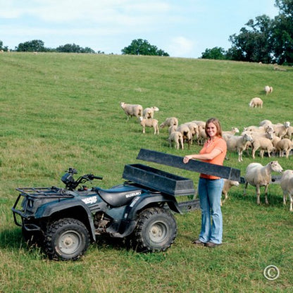 Premier 1 PortaTrough™ 5 – Portable Feed & Water Trough – 61" L x 12.5" W | Portable design. For grain, salt, mineral or water. For sheep, goats, ducks, geese & poultry. 61"L x 12.5"W x 6.25"D.