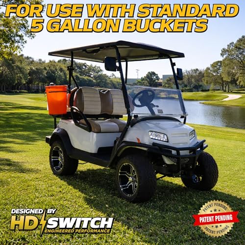 Retractable 6-Way Clamp-On Universal Mount 5 Gallon Bucket Holder
