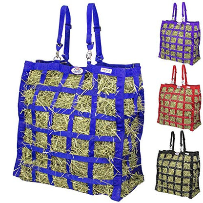 Derby Originals Easy Feeder Horse Hay Bag with Super Tough Bottom and 1 Year Warranty - color: Royal Blue