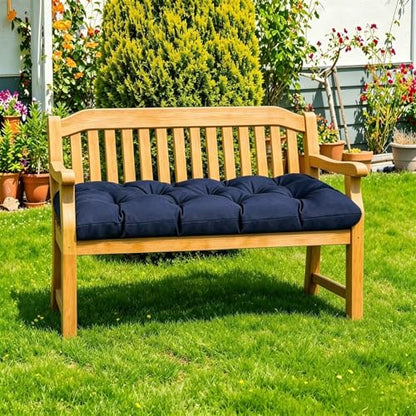 Dark Green Outdoor Bench Cushion Thick Replacement Seat Cushion - color: Dark Green