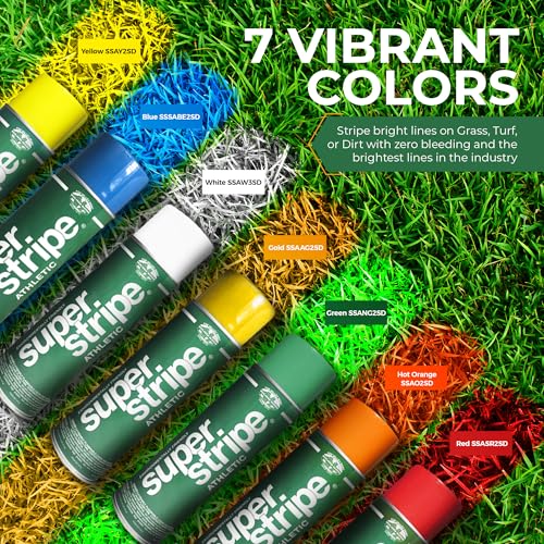 Fox Valley Athletic Field Striping Paint 18 oz Pack of 6, Blue - color: Athletic Blue