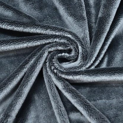Surf turtle Dark Grey Super Soft Minky Fabric by The Yard, 36"x60" - color: Dark Grey