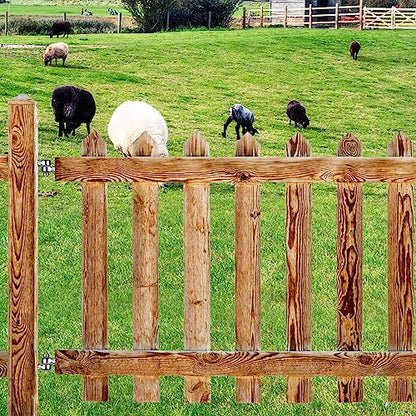 Insaga 304 Stainless Steel Gate Hinge, 5/8" Pin Heavy Duty Lag Screw Hinge for Wooden Fence & Farm Gate, One-Piece Molding Post Side Wood Bolt Hinge (2Pcs,M16) - color: M16 Pin Hinge-2Pcs