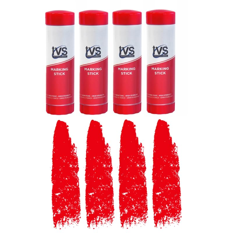 Twist Livestock Marking Sticks – 4 Pack | Red | Livestock - color: Red