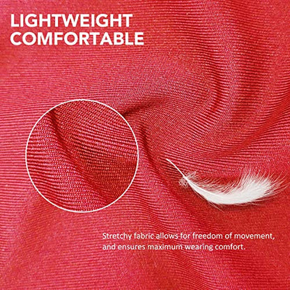Harrison Howard Super Comfort Stretchy Fly Mask Large Eye Space with UV Protection Soft on Skin with Breathability-Lava Red