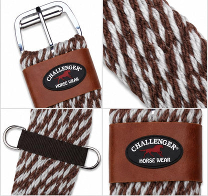 Horse Western 27 Strand Double Weave Two-Tone Mohair Roper Cinch 97RT17 - size: 34"