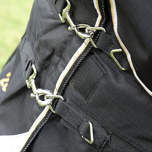 Shires Highlander Plus 200 Standard Neck Turnout Blanket - 200g Medium Weight 78" - size: 78"