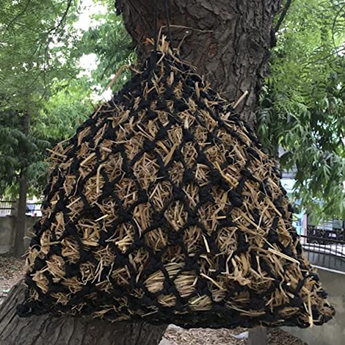 Majestic Ally 2”x2” Holes Highly Durable Very Sturdy 36" Hay Net with for Horses, Goat etc. - color: Black