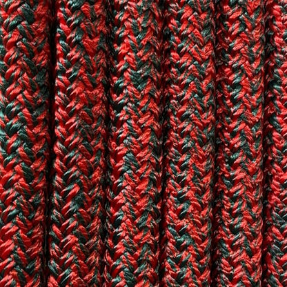 PARELLI 12 Foot Training Rope - Strong Everyday Use All-Purpose Horse Lead Rope with Loop & Latigo Popper | 9/16" Diameter Smooth Yachting Braid, Holiday - color: Holiday