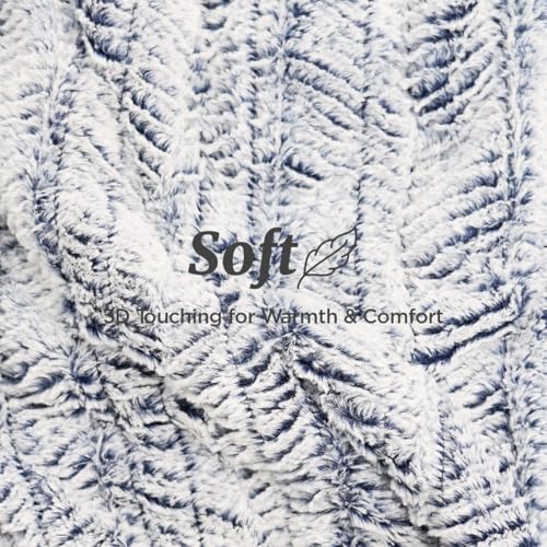 Templewet Heated Blanket Throw 50" x 60",Fluffy Electric Blanket,Blue | Timer Settings,Auto Off,Soft Sherpa Heated Throw Blanket,Machine Washable,Fast Heating for Sofa Bed Office Use,Gifts for Mom - color: Frosty Blue