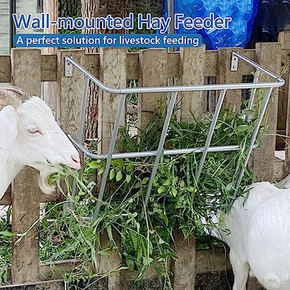 2Pcs Hay Feeder Goat 20 Gallon - size: 24INCH(2PCS)
