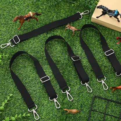 Shinylin Horse Blanket Leg Straps Adjustable, Adjustable Double Snap