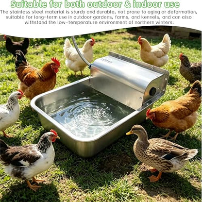 Automatic Dog Water Dispenser,Wide Mouth Design,Water Level Control - size: Large - Fixed Water Level