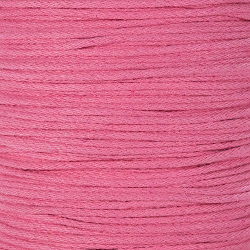 Golberg Solid Braid Poly Cotton Rope – (1/4 Inch x 100 Feet, Pink) - color: Pink, size: 1/4" x 100'