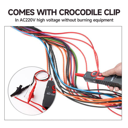 Underground Wire Locator, Wire Tracer with Earphone, Anti-Interference Buried Wire Locator Cable Tester for Locating Breakage Cables & Wires Dog Fence Cables | Locate Wires 6.5 Ft Deep