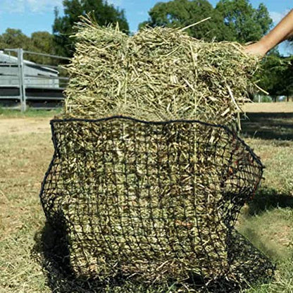 Aoneky Bale Hay Net - Slow Feed Haynet for Horses - size: 5x5 ft