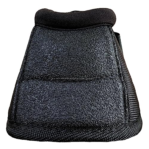 Iconoclast Horse Bell Boots Black XL - color: Black, size: XL