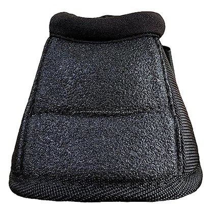 Iconoclast Horse Bell Boots Black XL - color: Black, size: XL