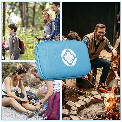 Car-Home Survival First-Aid Kit Emergency-Kit - Blue 277Piece Equipment Travel Supplies First Aid Set Home Essentials Camping Hiking YIDERBO - color: Blue