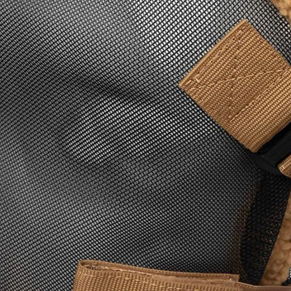 Horze Wire-Framed Soft Mesh Fleece-Lined Fly Mask with UV Protection - Indian Tan - M - color: Indian Tan, size: M