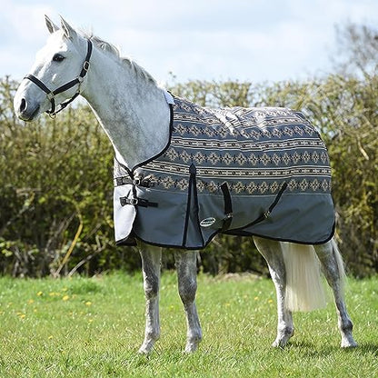 WeatherBeeta ComFiTec Essential Standard Neck Medium, Grey Navajo Print, 84" - color: Grey Navajo Print, size: 84"