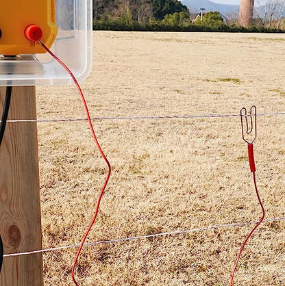 FenceMate Battery Powered Electric Fence Charger Output 0.5J up to 10 Miles - style: 0.5J, 12V battery not included