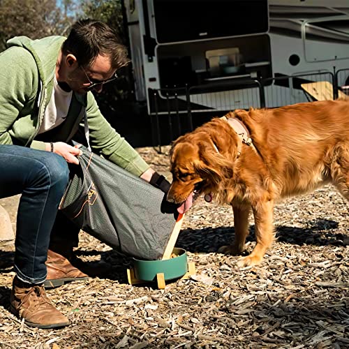FXW Dog Food Travel Bag, Large Capacity for Travel Kibble Storage, 21 Cups - size: 5L