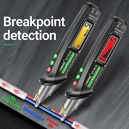 ANENG Voice Broadcast Non-Contact Voltage Tester AC 12-1000V Live/Null Wire