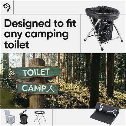 Green Elephant Portable Toilet Bags - Camping Toilet Bags (15 Count (Pack of 2) - size: 15 Count (Pack of 2)