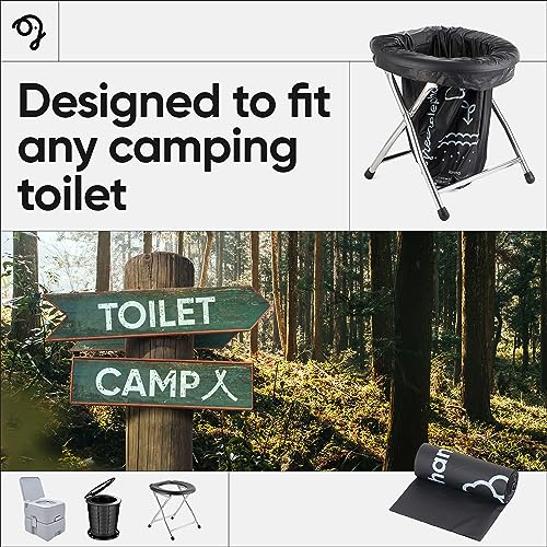 Green Elephant Portable Waste Bags – Camping Potty Liners, Biodegradable Sanitary Bags for 5 Gallon Bucket, Outdoor Use, 15 Count, 8 Gal (1 Pack) - size: 15 Count (Pack of 1)