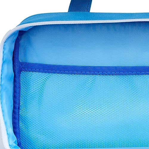 TOPASION Compact Empty First Aid Kit Bag Emergency Trauma Medical Pouch Travel Medicine Organizer Bag for Home, Camping, Traveling, Car (Blue) - color: Blue