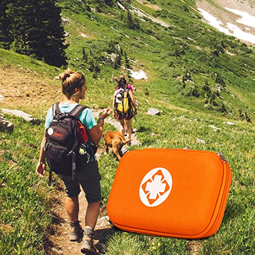 Small-Waterproof Car First-Aid Kit Emergency-Kit - Orange 277Piece Camping Equipment for Camping Hiking Home Travel YIDERBO - color: Orange
