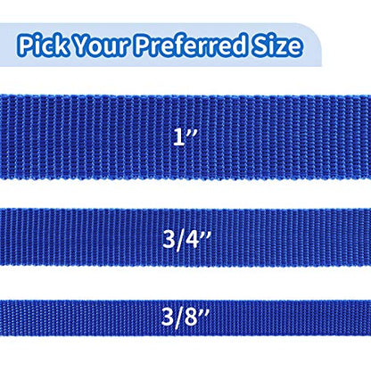 HIKISS Long Dog Leash Obedience Recall Training Agility Lead with Thickening Material for Large Dog - 15ft 20ft 30ft 50ft 100ft Training Leash(Blue 15ft) - color: T2:Large Dog Thicken blue, size: 15 Feet
