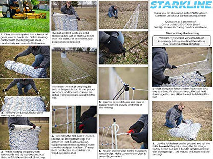 Electric Horse Netting 48" x 164' Portable Trail & Show Fence
