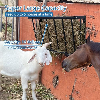 Wall Mount Hay Rack 16 Gallon - size: 16INCH