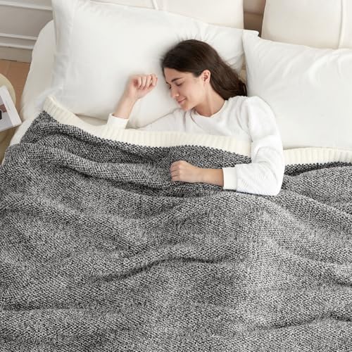 Snuggle Sac Soft Warm Bed Blanket Oversized Twin XL 66x90“, Super Soft Warm Blankets for Bed, Living Room, Luxurious Microfiber Blanket Dupes, Heather Black, 66x90 inches - color: Heather Black, size: Twin-XL (66"x90")