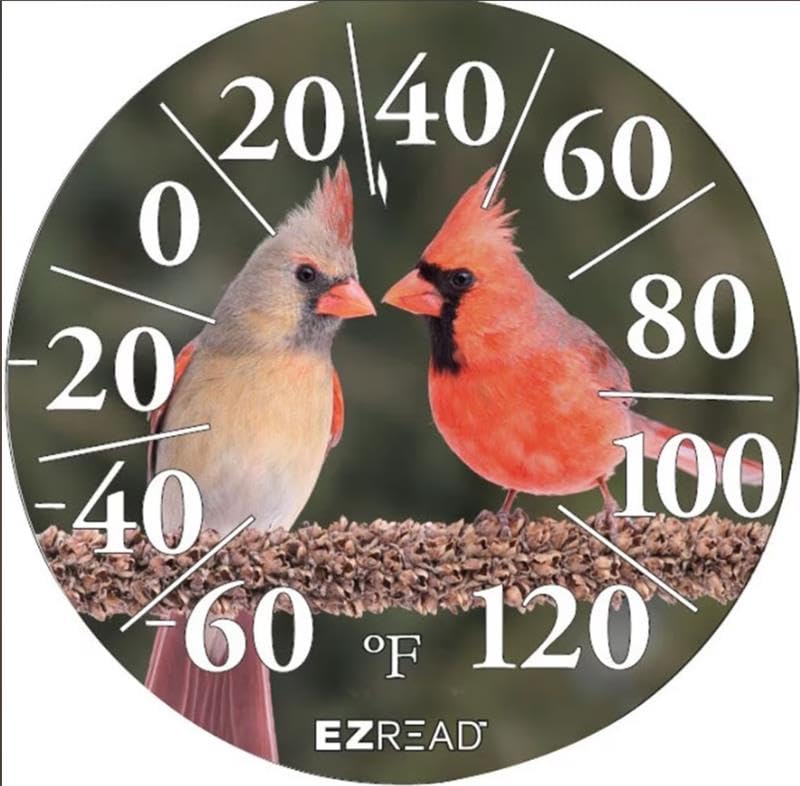 E-Z Read 840-1211 Ezread Dial Deer Thermometer, 12.5"