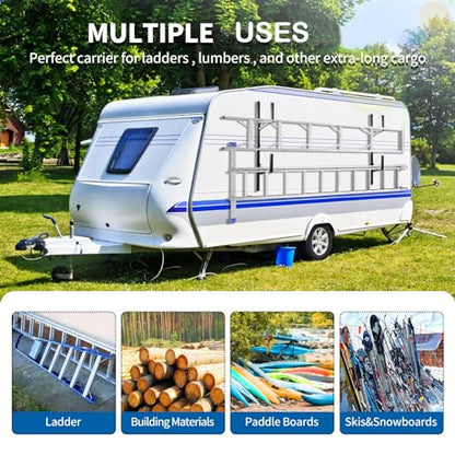 trailer ladder rack,Fit outer walls of open/enclosed cargo trailers