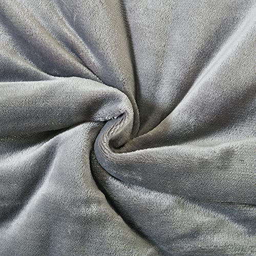 SOCHOW Sherpa Fleece Throw Blanket, Grey, 50x60 inches - color: Gray, size: 50"×60"