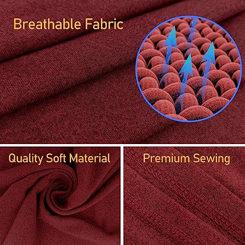 TICONN Neck Gaiter for Men Women, Cooling Bandana Face Mask Cover Gator - color: Candy Red-2pk, style: Quick Dry