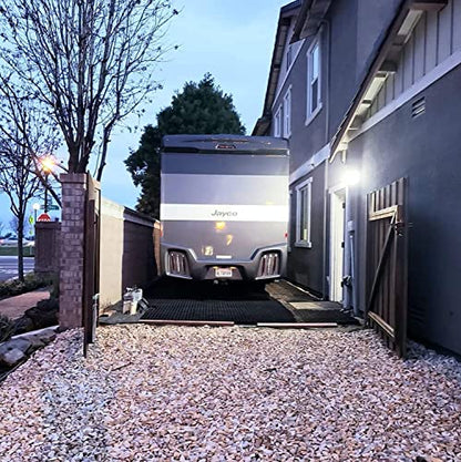 Standartpark Vodaland Permeable Pavers - EasyPave Grass & Gravel Driveway Grid - Load Class A-D, 100% Recycled PPE Plastic Pavers, 2" Depth, 35 Sq Ft/ 14 Units, Black - size: 35 SQ FT