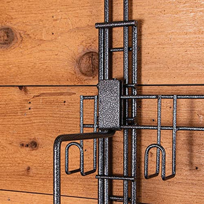 EASY-UP Schneiders Pro Portable Tiered Bridle and Tack Racks | Multi-Tier Horse Tack Storage for Barn and Shows | Durable Rust-Resistant Steel with Flexible Mounting - style: 20 Hook