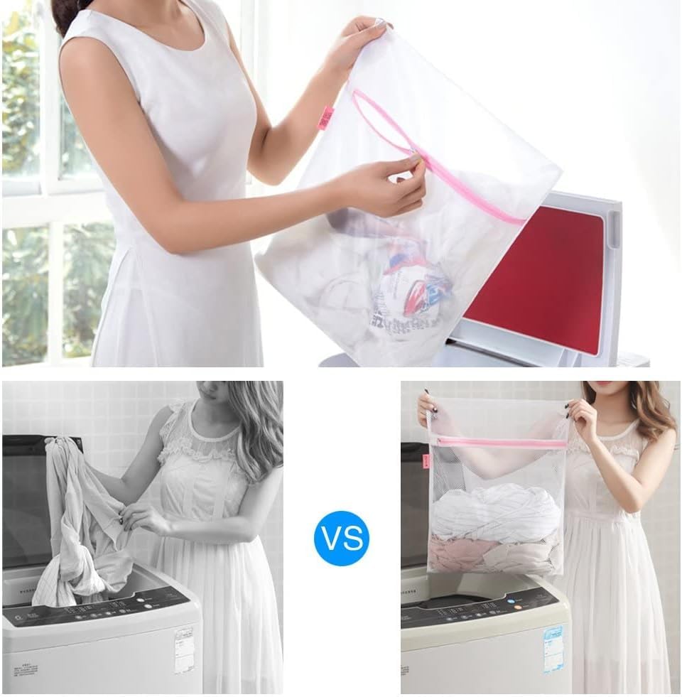 Mesh Laundry Bags for Delicates with Zipper, Travel Storage Organize Bag | Mesh Laundry Bags for Delicates with Zipper, Travel Storage Organize for Laundry, Blouse, Bra, Stocking, Lingerie