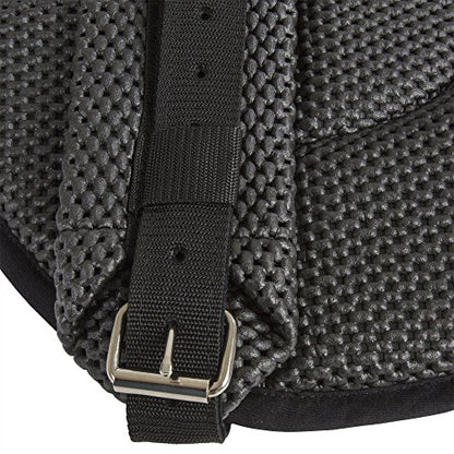 Best Friend Eastern Style Bareback Saddle Pad - color: Purple/Black, size: Horse